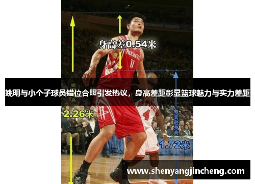 姚明与小个子球员错位合照引发热议，身高差距彰显篮球魅力与实力差距