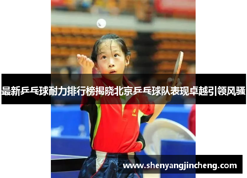 最新乒乓球耐力排行榜揭晓北京乒乓球队表现卓越引领风骚